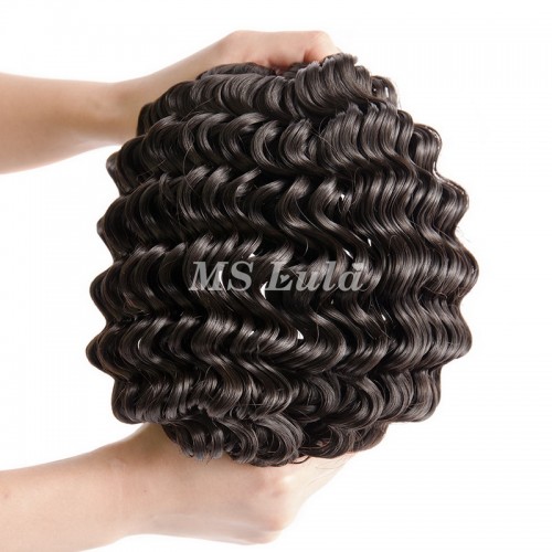 Virgin Deep Wave Hair Bundles With 5x5 Transparent/HD Lace Closure | Human Hair Wig | Lace Front